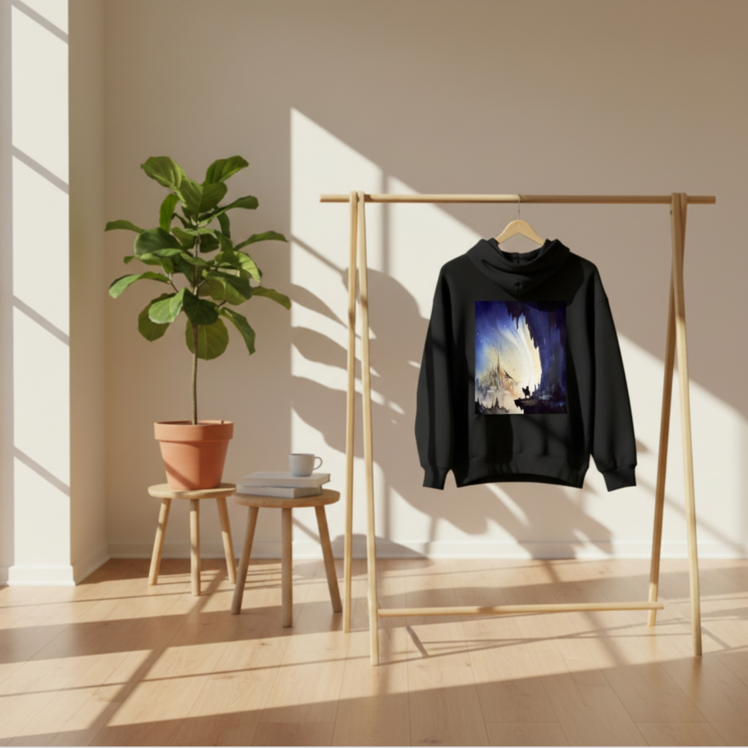 Kingdom of Echoes black Hoodie