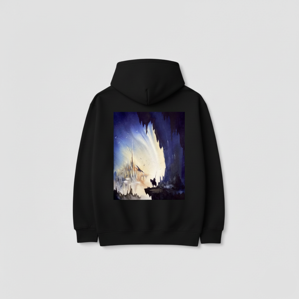 Kingdom of Echoes black Hoodie